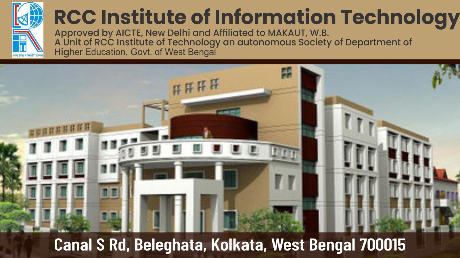 out side view of RCC Institute of Information Technology